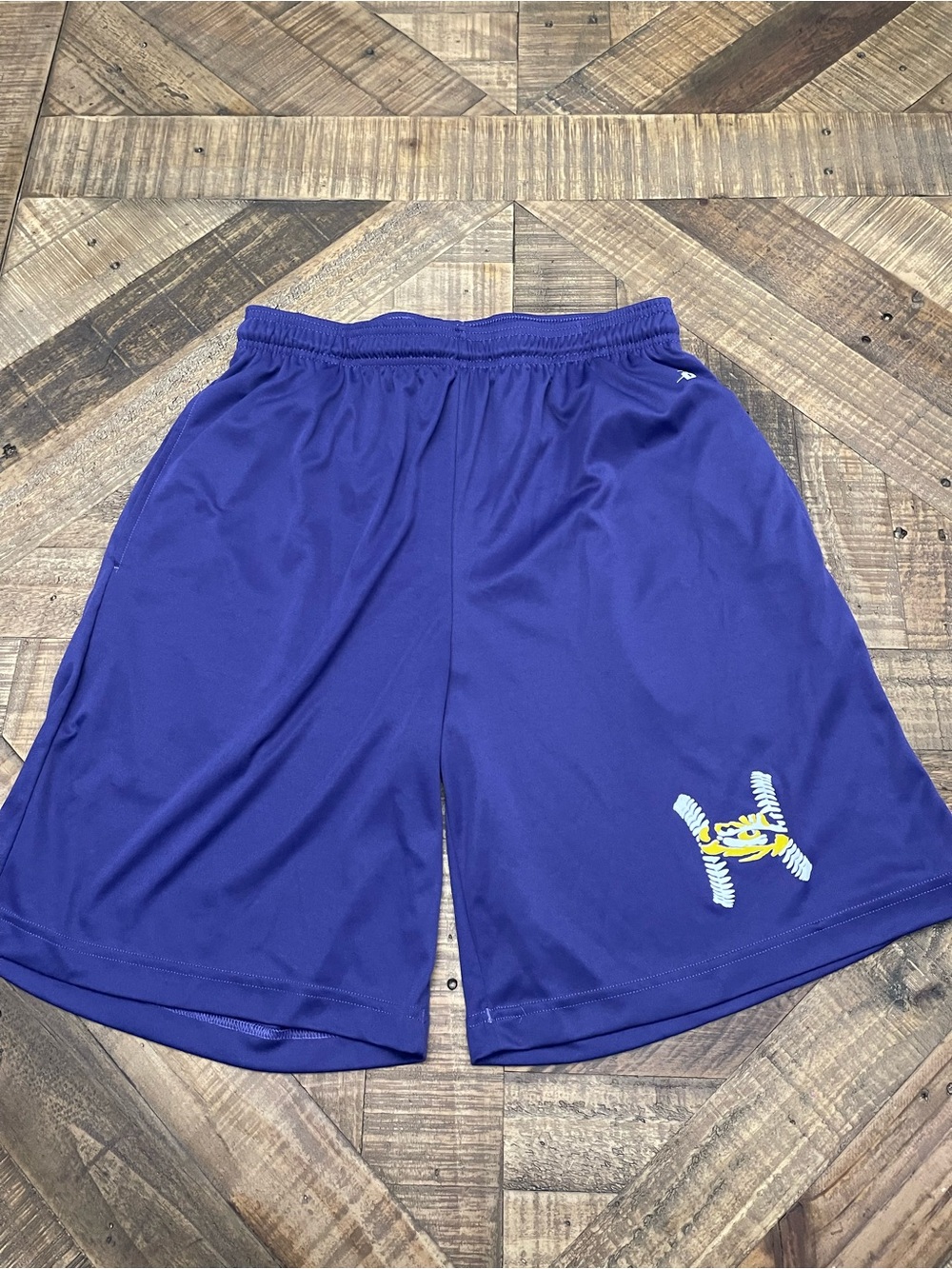 Badger Sport LSU Tigers Baseball Tiger Eye Athletic Mesh Shorts